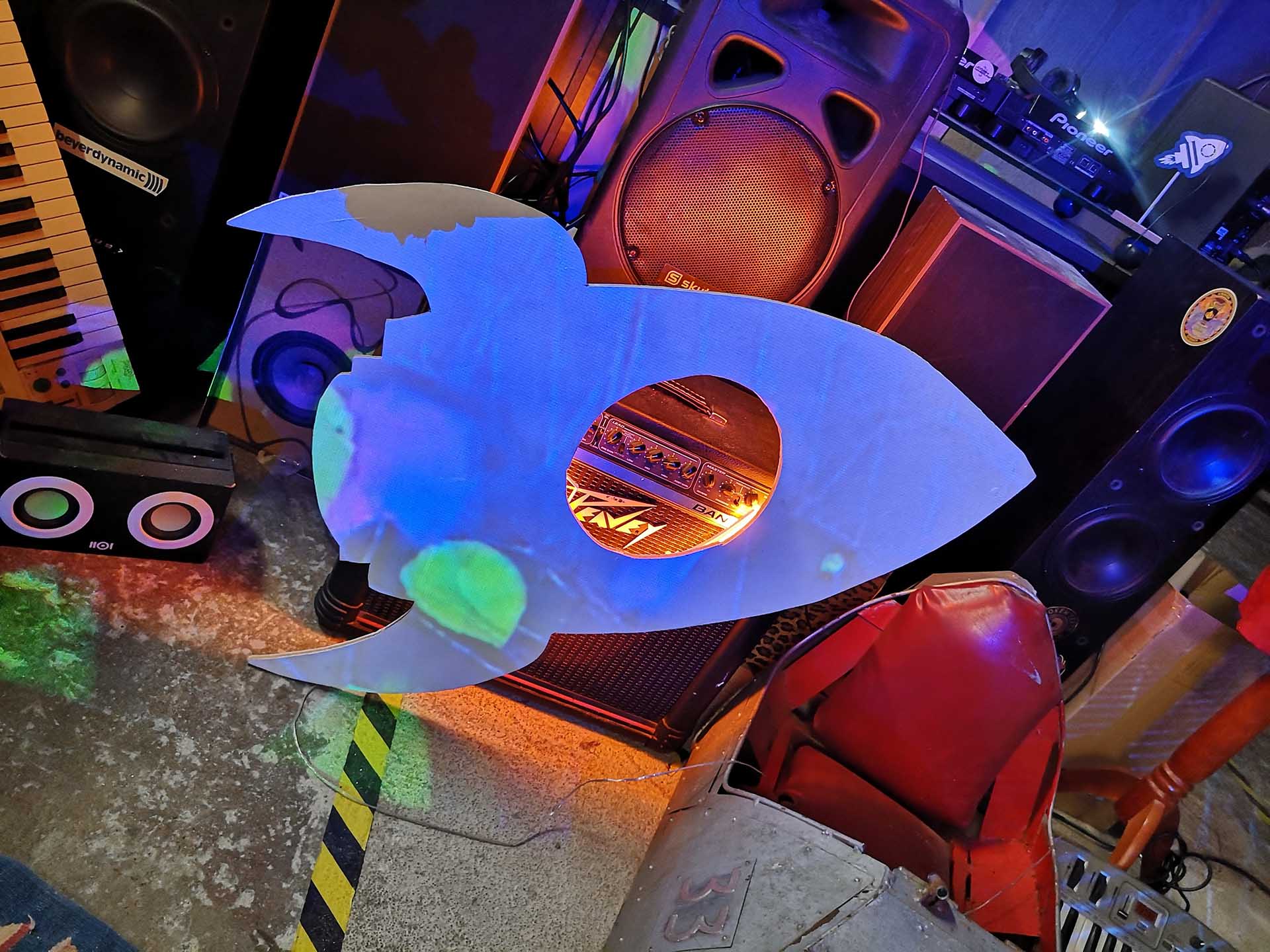 DJ booth at Rocketship HQ